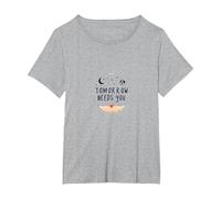 El mañana te Necesita un Apoyo Inspirador para la Salud Mental Camiseta, Mujer Tallas Grandes, Gris Jaspeado, 3XL Grande