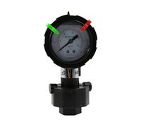 El manómetro de diafragma totalmente de plástico YTP-60PP es anticorrosivo y resistente a líquidos ácidos y alcalinos y se utiliza for tuberías de tratamiento de agua.(0-2.5MPa)