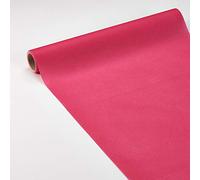 El Mantel - Camino de Mesa 3 en 1 en Fucsia Rosa Airlaid - Reciclable y Biodegradable - Certificado FSC - Camino de Mesa en Fucsia Rosa Tamaño 0,40 x 4,80 Metros