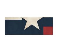 El mapa de la bandera del estado de Texas con dos estrellas blancas y bordes cosidos es adecuado para teclado, para oficinas y familias, alfombrilla de mouse de escritorio de gran tamaño con