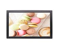 El Marco de Fotos Digital de 16 Pulgadas admite la función de Reloj/Calendario y Puede Cambiar la máquina a una Hora Fija. Reproducción de imágenes/música/vídeo. Marco de Fotos Digital.