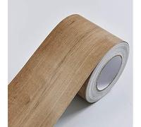 El marco del papel de pared se adhiere a sí mismo, Borde de papel tapiz autoadhesivo con diseño de línea de cintura y veta de madera, varios tamaños(Wood Nw,10mx10cm)