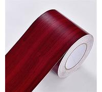 El marco del papel de pared se adhiere a sí mismo, Borde de papel tapiz autoadhesivo con diseño de línea de cintura y veta de madera, varios tamaños(Wood Rt,5mx10cm)