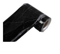 El marco del papel de pared se adhiere a sí mismo, Cenefa autoadhesiva for papel pintado, for baño, cocina, sala de estar, multicolor, varios tamaños(King Kong Black,10 * 500Cm)