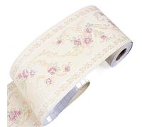 El marco del papel de pared se adhiere a sí mismo, Cenefa autoadhesiva for rodapié de pared, multicolor, 1 x 1 cm(32)