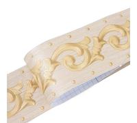 El marco del papel de pared se adhiere a sí mismo, Cenefa autoadhesiva for rodapié de pared, multicolor, 1 x 1 cm(16)