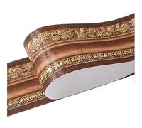 El marco del papel de pared se adhiere a sí mismo, Cenefa autoadhesiva for rodapié de pared, multicolor, 1 x 1 cm(34)