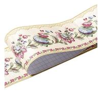 El marco del papel de pared se adhiere a sí mismo, Cenefa autoadhesiva for rodapié de pared, multicolor, 1 x 1 cm(07)