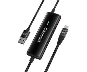 [El Más Nuevo 2025] OTTOCAST Mirror Touch, Adaptador Inalámbrico CarPlay con Control Táctil Bidireccional, Compatible con iPhone 15+ y Teléfonos Android con Función DP, Plug & Play