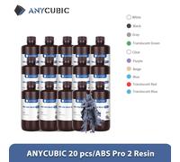 El más nuevo Anycubic 20kg ABS-Like + Resin Pro 2 curado UV rápido 405nm resina fotopolímero estándar ABS resina 3D de alta precisión para LCD ABS Pro2 Clear-20kg