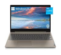 El más nuevo portátil Lenovo Ideapad 3i, pantalla FHD de 15,6 pulgadas, Intel Core i3-1115G4 de 11ª generación, 8 GB de RAM, SSD PCIe de 128 GB, cámara web, HDMI, Wi-Fi, lector de huellas dactilares, Bluetooth, Windows 11 Home, Almendra
