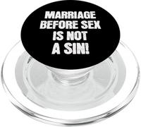 El Matrimonio Antes del Sexo no es un Pecado Católico Divertido PopSockets PopGrip para MagSafe