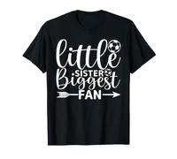 El Mayor fanático del fútbol de Little Sister: Sideline Cheer Sibling Camiseta