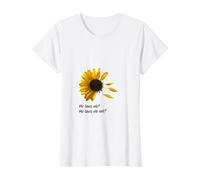 Él me ama, ¿no me Quiere? Girasol Camiseta