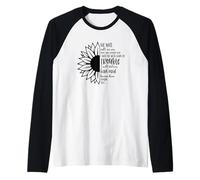 Él me invocará Salmo 91:15 Escritura Camiseta Manga Raglan