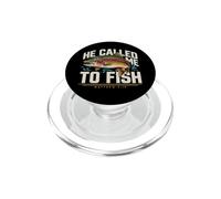 Él me llamó a Pescar Mateo 4:19 Fe de Pesca PopSockets PopGrip para MagSafe