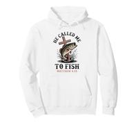 Él me llamó a Pescar Mateo 4:19 Jesús Pescador de Pesca Sudadera con Capucha