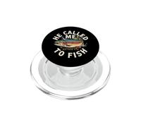 Él me llamó a Pescar Mateo 4:19 Pescador Cristiano PopSockets PopGrip para MagSafe