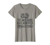 El mecánico ha Llegado Camiseta, Mujer, Pizarra, L