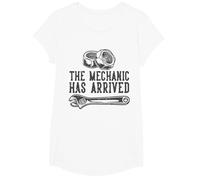 El mecánico ha Llegado Camiseta, Niñas, Blanco, M
