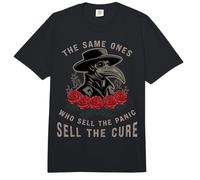 El médico de la Peste, el Mismo Que Vende el pánico, Vende Comfort Colors Adult Heavyweight T-Shirt
