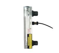 El medidor de flujo panel LZM-25 no tiene una válvula control, pero un sensor encendido/apagado límite superior o inferior(5-35GPM 20-140LPM)