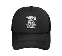 El Mejor Abuelo Camionero De Todos Los Tiempos Unisex Snapback Cap Transpirable Gorras Hip Hop Protección UV Gorra Trucker para Running Deporte Aire Libre