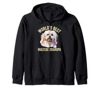 El Mejor Abuelo maltés del Mundo Adorable y Precioso Nieto Sudadera con Capucha
