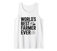 El Mejor Agricultor del Mundo para Agricultores Orgullosos Camiseta sin Mangas