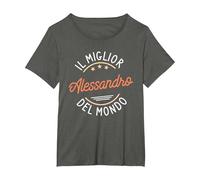 El Mejor Alejandro del Mundo Camiseta, Mujer Tallas Grandes, Asfalto, 6XL Grande