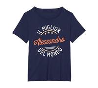 El Mejor Alejandro del Mundo Camiseta, Mujer Tallas Grandes, Azul Marino, 6XL Grande