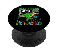 El Mejor Amigo del Traje de Fiesta de cumpleaños Dinosaur Squad PopSockets PopGrip Adhesivo