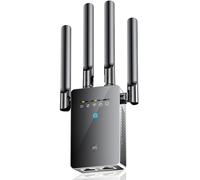 El mejor amplificador de señal WiFi 2026, extensor de Internet 6 veces más rápido, amplificador WiFi para el hogar, largo alcance de hasta 15,588 pies cuadrados, repetidor WiFi con puerto Ethernet