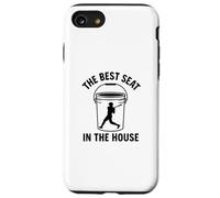 El mejor asiento de la casa divertido cubo papá béisbol papá Carcasa para iPhone SE (2020) / 7 / 8