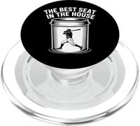 El mejor asiento de la casa divertido cubo papá béisbol papá PopSockets PopGrip para MagSafe