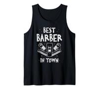 El Mejor Barbero De La Ciudad Barberos Barbería Peluquería Camiseta sin Mangas