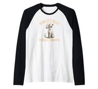 El Mejor caniche del Mundo Abuelo Lindo caniche Blanco Cachorro Abuelo Camiseta Manga Raglan