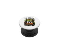 El Mejor Cazador de Insectos del Mundo Entomología Captura PopSockets PopGrip Adhesivo