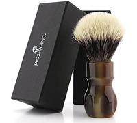 El mejor cepillo de afeitar para el pelo de tejón de Jag Shaving para el afeitado húmedo de resina