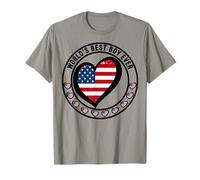 El mejor chico del mundo afortunado de ser hermano americano Kid Brother Camiseta