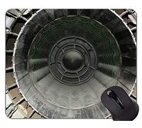 El mejor cojín de ratón de la idea del regalo, base de goma antideslizante Mousepad de la boca del dispositivo de poscombustión del motor J79 turbo