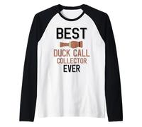 El Mejor coleccionista de Llamadas de Pato Siempre Lindo Amante del Pato Camiseta Manga Raglan