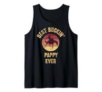 El mejor cortejo de la historia de Buckin' Pappy Cowboy Western Bucking Horse Camiseta sin Mangas