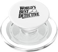 El Mejor Detective del Mundo para los Amantes de la resolución de crímenes PopSockets PopGrip para MagSafe