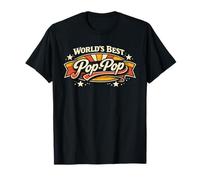 El Mejor diseño Retro Vintage Pop-Pop del Mundo Camiseta