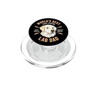 El Mejor dueño de Perro White Lab Dad True Legend del Mundo PopSockets PopGrip para MagSafe