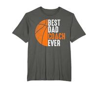 El mejor entrenador de baloncesto para papá del día del padre Baloncesto Camiseta