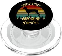 El Mejor Galgo del Mundo Grandma Vintage Greyhound Granddog PopSockets PopGrip para MagSafe