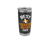 El mejor hermano de cacatúa Vaso térmico de acero inoxidable de doble pared