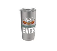 El mejor hermano faisán de todos los tiempos Vaso térmico de acero inoxidable de doble pared
